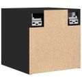 vidaXL Nástenné TV skrinky 4 ks čierne 30,5x30x30 cm