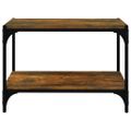 vidaXL TV skrinka dymový dub 60x33x41 cm spracované drevo