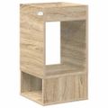 vidaXL Koncový stôl 2 ks Sonoma dub 30 x 30 x 56 cm Kompozitné drevo