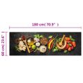 vidaXL Kuchynský koberec umývateľný Spices 60x180 cm zamat