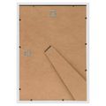 vidaXL Fotorámiky na stenu alebo stôl 3 ks biele 29,7x42 cm MDF