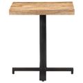 vidaXL Bistro stolík štvorcový 70x70x75 cm surové mangovníkové drevo