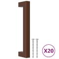 vidaXL Rukoväte na skrinku 20 ks bronzové 128 mm nehrdzavejúca oceľ