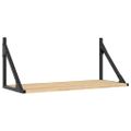 vidaXL Nástenné police 2 ks dub sonoma 60x25x25,5 cm kompozitné drevo