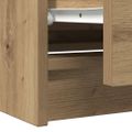 vidaXL TV skrinka Artisan Dub 100x35x54 cm Drevo