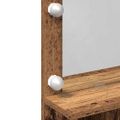 vidaXL Toaletný stolík Staré drevo 80 x 41 x 134,5 cm Kompozitné drevo