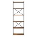 vidaXL Regál na knihy 60 x 30 x 189,5 cm Kompozitné drevo Staré drevo
