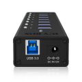 RAIDSONIC ICY BOX - USB 3.0 HUB  12V 3A 7portov