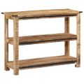 vidaXL Konzolový stolík 100x35x75 cm masívne mangovníkové drevo