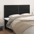 vidaXL Čelo postele čierne 160x5x118/128 cm umelá koža