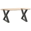 vidaXL Nohy konferenčného stolíka 2 ks antracitové 60x(42-43,3) cm oceľové