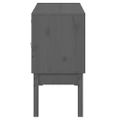 vidaXL Komoda sivá 110x40x78 cm borovicový masív