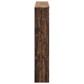 vidaXL Rám krbu Staré drevo 102 x 20 x 102 cm Kompozitné drevo