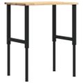 vidaXL pracovný stôl 80x60x(71,5-98) cm masívny dub