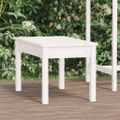 vidaXL Záhradná lavica biela 80x44x45 cm masívna borovica
