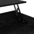 vidaXL Konferenčný stolík Čierny dub 100 x 50 x 50 cm Kompozitné drevo