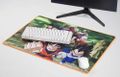 Dragon Ball Z herní podložka XXL/ Super/ 90 x 40 cm herní podložka pod myš, XXL 90 × 40 cm, 3 mm pena, protiskluzová základna, šité okraje, Dragon Ball Z