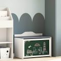 vidaXL Kreatívne úložisko pre deti ROROS Šedý a biely 73 x 40 x 55 cm