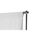 vidaXL Teleskopický systém na fotopozadie + biele fotopozadie 3 x 5 m