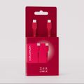 COLORUM kábel USB-C - Lightning 1,8m 2,4A CK12-CL-02 xMagenta