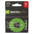 Nabíjacia batéria GP ReCyko Pro Professional 800 AAA (HR03), 6 kusov --CENA BLISTR--