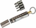 CRKT CR-9912  POCKET DRIVER STASH TOOL skrutkovač v podobe prívesku, 8,3 cm, 4 bity