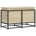 vidaXL Úložný box s vekom dub sonoma 80x40x51,5 cm kompozitné drevo