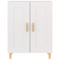 vidaXL Komoda biela 69,5x34x90 cm spracované drevo