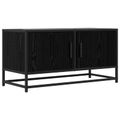 vidaXL TV skrinka 80 x 34,5 x 40 cm Čierny dub Kompozitné drevo