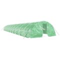 vidaXL Fóliovník s oceľovým rámom zelený 110 m² 16x5x2,3 m