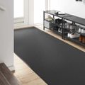 vidaXL Rohož Iný Antracitová a čierna 120 x 350 cm Polyamid a PVC