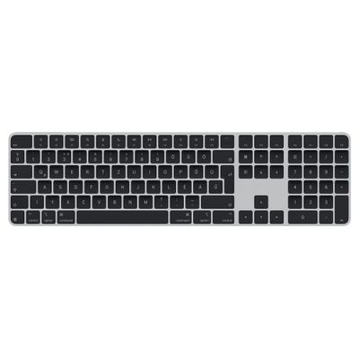 Apple Magic Keyboard Numeric Touch ID/Bezdrôtová Bluetooth/HU layout/Čierna