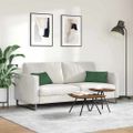 vidaXL Vankúše na pohovku 2 pcs Tmavozelená 50 x 30 cm