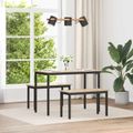vidaXL lavička Sonoma 80 x 35 x 45 cm Kompozitné drevo