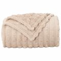 vidaXL Prikrývky na hodenie 6 ks Béžová 200 x 150 cm 4.5 kg Flís