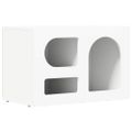 vidaXL TV skrinka ELST 60 x 35 x 40 cm Biela Kompozitné drevo