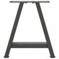 vidaXL Nohy konferenčného stolíka v tvare A, 2 ks, antracitové, 38 x (42-43) cm, oceľ
