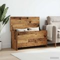 vidaXL Úložná truhlica Staré drevo 100 x 40 x 50 cm Kompozitné drevo