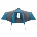 vidaXL Tipi stan 8-miestny Modrá taft