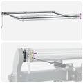 vidaXL Automaticky zaťahovacia markíza LED antracit a biela 300x250 cm