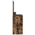 vidaXL Toaletný stolík Dymová dub 100 x 41 x 135 cm Kompozitné drevo
