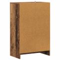 vidaXL Skrinka na topánky staré drevo 60x35x92 cm kompozitné drevo
