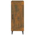 vidaXL Komoda dymový dub 34,5x34x90 cm spracované drevo