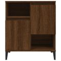 vidaXL Komody 3 ks hnedý dub 60x35x70 cm kompozitné drevo