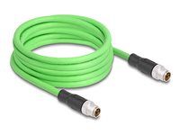 M12 Kábel X-kódovaný 8 pin samec na samca PUR