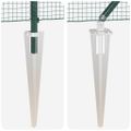 vidaXL Zváraný drôtový plot s hrotmi 100 x 0,6 m Oceľ s PVC povrchom