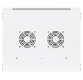 Ubiquiti UniFi 12U Rack Cabinet Wall 450 Perforated - Nástěnný rozvaděč, výška 12U, ventilátory, perforované dveře
