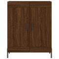 vidaXL Vysoká skrinka hnedý dub 69,5x34x180 cm spracované drevo