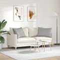 vidaXL Vankúše na pohovku 2 ks látka Oblá šedá 70 x 50 cm