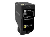 Vysoká výtěžnost - žlutá - originální - kazeta s barvivem LCCP - pro Lexmark CX725de, CX725dhe, CX725dthe